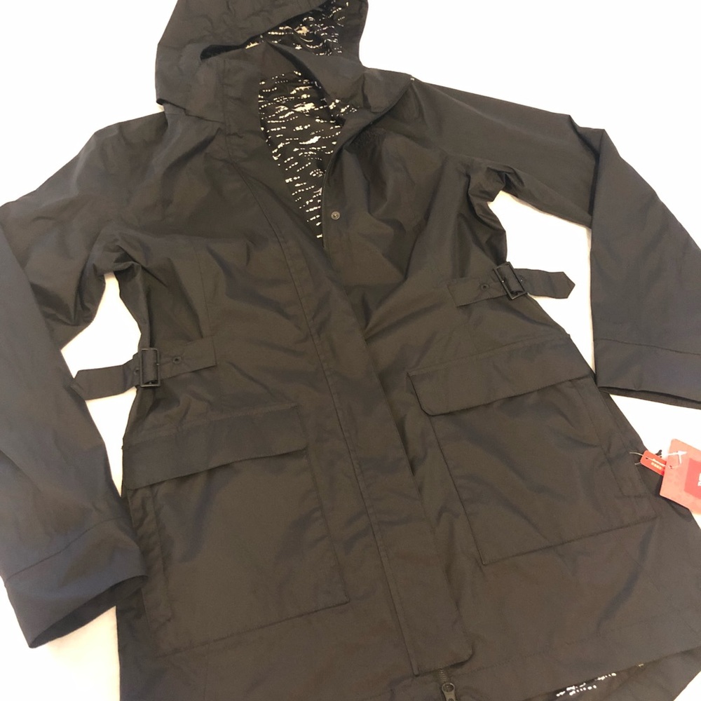 Beautiful black rain coat